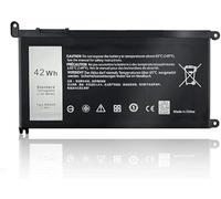 Batterie WDX0R pour Dell Inspiron 15 5000 7000 5570 5379 5565 5567 5568 5578 5579 7573 7570 7579 7586 7580 7569 7560 13 5368 5378 17 5767 5765 P69g P69g001 Y3f7y PC WDXOR Battery [11.4V 42WH]
