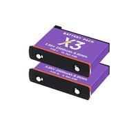 Batterie X3 + Boîtier De Chargement À 2 Emplacements 2300 MAh for Caméra d'action Panoramique - Compatible avec Insta360 One X3(2PCS)