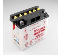 BATTERIE YB7-A (12N7-4A) YUASA 12V8AH ADAPT.ELYSTAR125/TYPHOON/125/VESPA (SANS