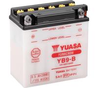 Batterie YB9-B | Sans acide; types CB9-B, FB9-B, EB9-B, 12N9-4B1; compatible avec Vespa Cosa 1 125; compatible avec Aprilia Scarabeo ZD4TG 4T