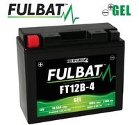 Batterie moto YT12B-4 étanche AGM 12V / 10Ah
