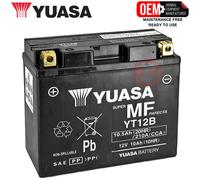 Yuasa - Batterie YT12B sla agm - Sans Entretien - Prête à l'emploi.