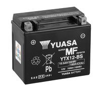 Yuasa Batterie moto YTX12-BS pour Kawasaki Ninja ZX-7 (ZX750-J) 750 1991-1995