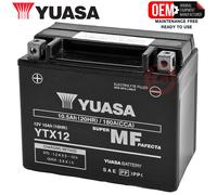 Batterie YTX12-BS Yuasa Scellée Piaggio VESPA GTV 300 Six Jours 2020-2022