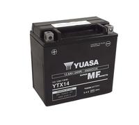 Batterie YTX14 SLA AGM - Sans Entretien - Prête à l'emploi.