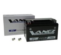 Batterie YTX7A-BS 12V 7Ah AGM - batterie moto et scooter, compatible CTX7A-BS 50615 YTX