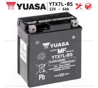 Batterie YTX7L-BS Originale Yuasa 12V-6Ah Scellée Honda SH 125 150 2009-2012