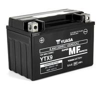 Yuasa Battery Batterie YTX9 SLA AGM – Sans entretien, prête à l'emploi