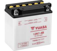Batterie YUASA 12N7-4B (DC) sans acide 12V/7AH (10 h) [135x75x133] CCA=70A Quantité d'acide 500 ml