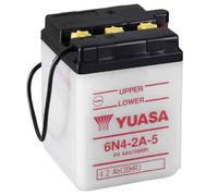YUASA BATTERIE 6N4-2A-5 - SANS PACK ACIDE (NON INCLUS)