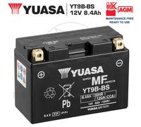 Yuasa – Batterie YT9B-BS 12 V 8 Ah 120 pour Yamaha Majesty 04-2011 – Avec acide