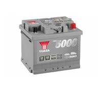 Yuasa Battery – Batterie YBX5063 – 52 Ah, 520 A/EN – L 207mm B 175mm H 175mm