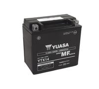 Batterie YUASA W/C sans entretien activée usine - YTX14 FA