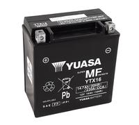 Batterie YUASA W/C sans entretien activée usine - YTX16 FA