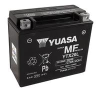 Batterie YUASA W/C sans entretien activée usine - YTX20L FA