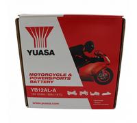 Batterie Yuasa YB12AL-A Batterie Moto Conventionnelle 12 V Longue Durée YUAS