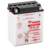 Batterie YUASA YB14L-A2 Pour Kawasaki Vulcan 700 1985 12 Volt 175CCA 14 Ampère