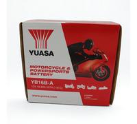 Batterie Yuasa YB16B-A Batterie Moto Conventionnelle 12 V Longue Durée YUASA