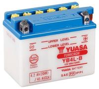 Batterie Yuasa YB4L-B Pour Piaggio NRG 50 1996-1998 12 V 4 Ah 45A