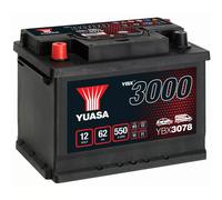 Yuasa Battery Batterie SMF YBX3078 12 V 62 Ah 550 A