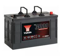 BATTERIE YUASA YBX3663 CARGO SUPER HEAVY DUTY 12V 112Ah 870A