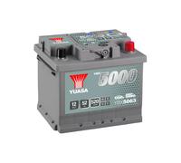 BATTERIE YUASA YBX5063 SILVER 12V 52Ah 520A