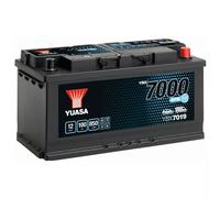 Yuasa YBX7019 Batterie de voiture haute performance 12 V 100 Ah 850 CCA EFB Start Stop