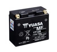 Yuasa Batterie YT12B-BS AGM Argenté