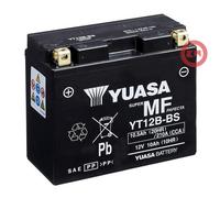 Yuasa Batterie YT12B-BS AGM Argenté