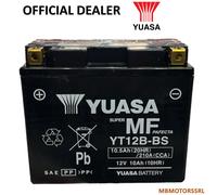 Yuasa Yt12b-bs Agm Battery Argenté