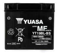 Batterie Yuasa YT19BL-BS 12V 19Ah Noire Pour BMW R 80 ST 1982-1984