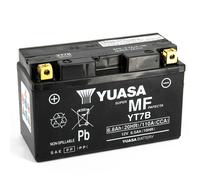 Yuasa Batterie moto YT7B-BS SLA AGM 12V – Sans entretien, prête à l'emploi