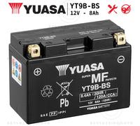 Yuasa Batterie YT9B-BS 12 V 8 Ah 120 pour Yamaha MT-03 660 2006-2011 avec acide