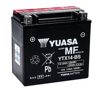 Batterie Yuasa YTX14-BS 12 V 12 Ah 200 GIA 'Activé Pour Moto Et Scooter YTX14 BS