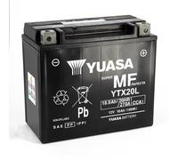 Yuasa Battery Batterie YTX20L SLA AGM - Sans entretien, prête à l'emploi