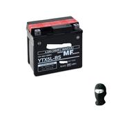 Batterie Yuasa YTX5L-BS 12 V/4 Ah (scellée complète) pour moto scooter spécifique déjà prête 115 x 72 x 107 mm