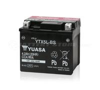 Batterie YUASA YTX5L-BS (CBTX5L-BS / CBTX5LBS / BTX5L / FBTX5L)