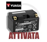 Batterie Yuasa YTZ10S AGM Sec 12 V Noir Pour Yamaha XP-TMax 500 2008-2011