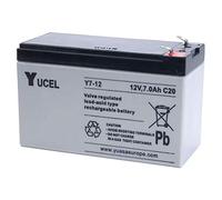 Batterie Yucel Y7-12 12V 7Ah. Dimensions (longueur x largeur x hauteur): (151mm x 65mm 94mm) Poids: 2,45Kg