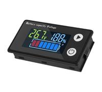 Batteriekapazitätsmesser, Batterieanzeige,Tragbarer Golfwagen-Spannungsmesser-Summer - LED-Farbbildschirm, Batteriespannungsanzeige, Batterieanzeige, Wasserdicht Für 12 V, 24 V, 48 V, 60 V Batterie