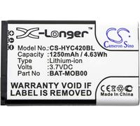 BATTERIES 1250MAH COMPATIBLE AVEC HONEYWELL POUR TV AUDIO TELEPHONIE SEM BOUTIQUE - CS-HYC420BL