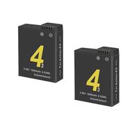 Batteries 1800 mAh for caméras de Sport, compatibles avec DJI Action 3/4(Pink)