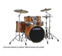 Batteries acoustiques YAMAHA STAGE CUSTOM BIRCH - FUSION 20 - HONEY AMBER (SANS HARDWARE) Batteries Standard