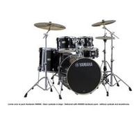 Batteries acoustiques YAMAHA STAGE CUSTOM BIRCH - STANDARD - RAVEN BLACK + PACK HARDWARE HW680W Batteries Standard