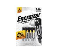 Batteries Alcalines Energizer® AAA (Pack De 4) ENGPOWERAAA