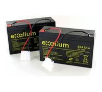 Batteries - ANATEC - Catamaran - 6V - 12Ah - Compatible pour bateaux amorceurs