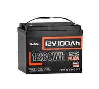 Batteries au Lithium LiFePO4 12 V 100 Ah avec BMS 110 A intégré for Moteur de pêche à la traîne de Camping-Car et Stockage Domestique Hors réseau