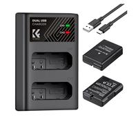 Batteries Et Chargeur, Double Emplacement De Chargement De Batterie, Compatible Avec Nikon, D3500 D5600 D3200 D5500, Appareils Photo