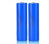 Batteries Li-ION, Batterie Haute Performance 2000mAh 3.7V, pour Lampes Solaires, Éclairage De Jardin, Télécommande, Souris, Lanterne,2 Pièces