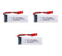 Batteries Lipo Rechargeables - YUNIQUE FRANCE - 3.7V 500mAh - Pack de 3 - Pour Drones RC UDI et WLtoys